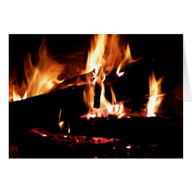 Loggt sich in der Feuer-Feuer-Fotografie ein (Vorderseite (Horizontal))