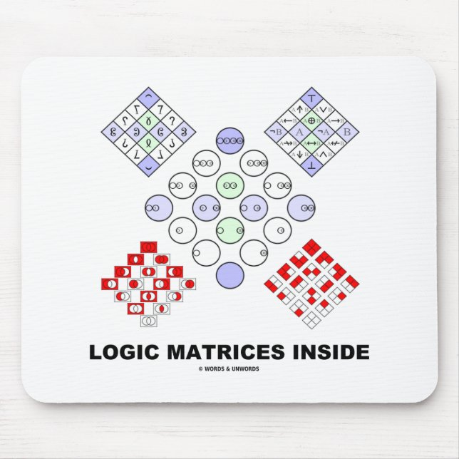 Logic-Matrices Inside (Boolean Logic) Mousepad (Vorne)