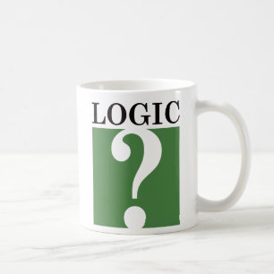 Logik - Schwarzes und Grün Kaffeetasse