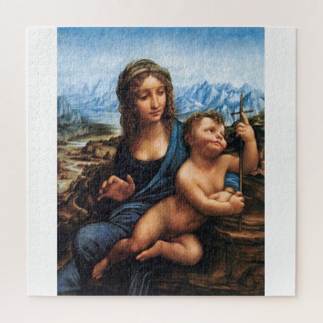 Logikpuzzle druckbar | Madonna des Yarnwinder (Vertikal)