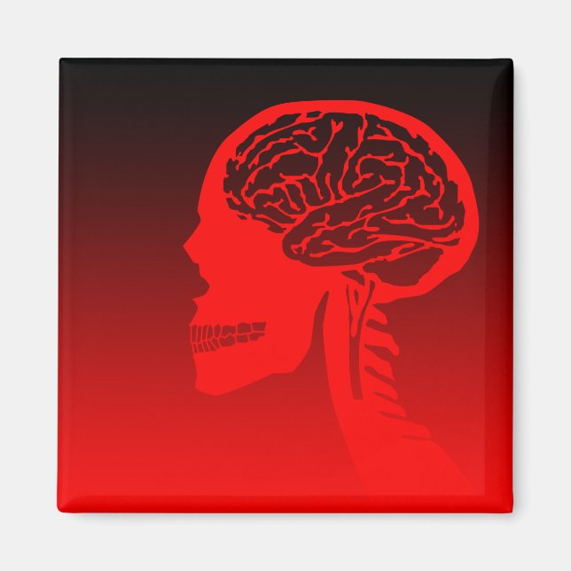 Logikschädel Magnet (Vorne)