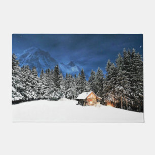 Login-Bergsicht Fußmatte