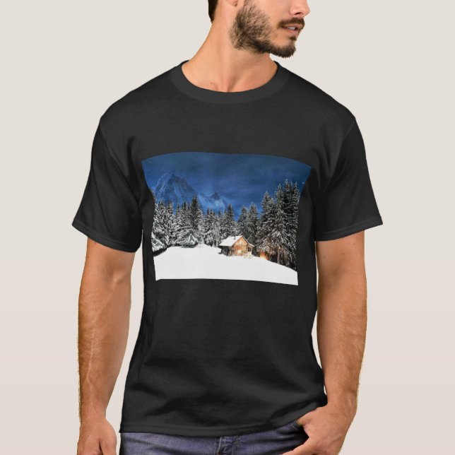 Login-Bergsicht T-Shirt (Vorderseite)