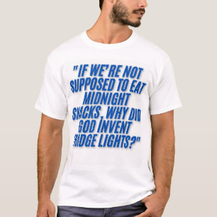 Logique Snack de minuit - Funny Foodie T-Shirt