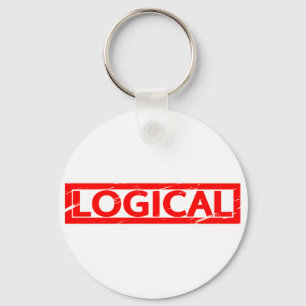 Logische Briefmarke Schlüsselanhänger