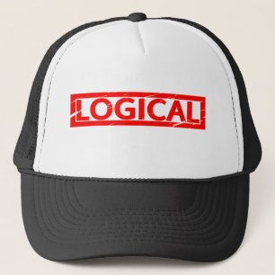 Logische Briefmarke Truckerkappe