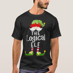 Logische Elfen-Gruppe Weihnachten Lustige Pyjama-P T-Shirt
