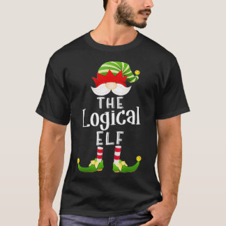 Logische Elfen-Gruppe Weihnachten Lustige Pyjama-P T-Shirt