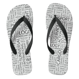 LOGISTIK kopieren mit Wörtern Flip Flops