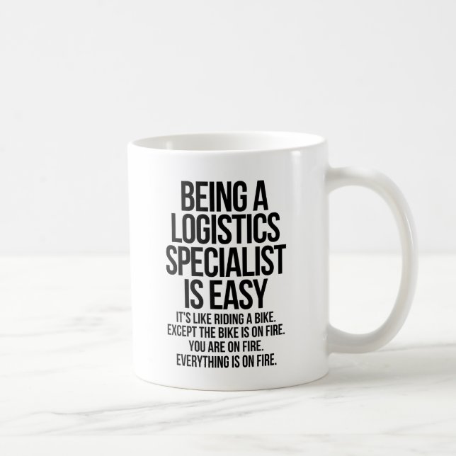 Logistik-Spezialist Kaffeetasse (Rechts)