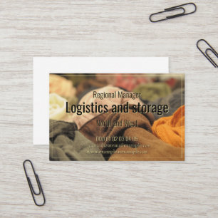 Logistik- und Lagerungsdienstleistungen Visitenkarte