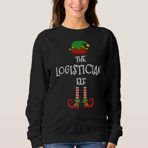 Logistiker Elf Familie Matching Group Pajama Xmas Sweatshirt