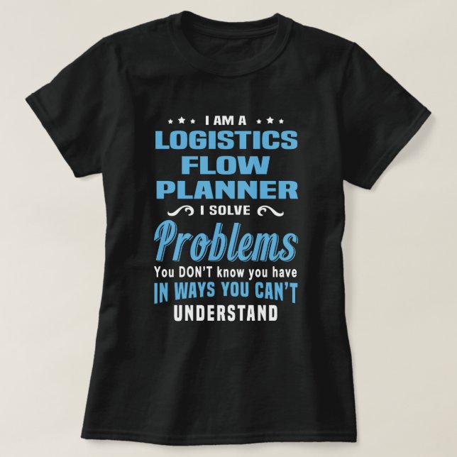 Logistikflussplaner T-Shirt (Design vorne)