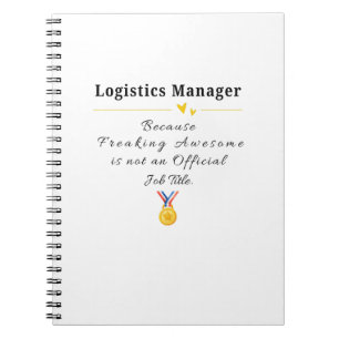 Logistikmanager Notizblock