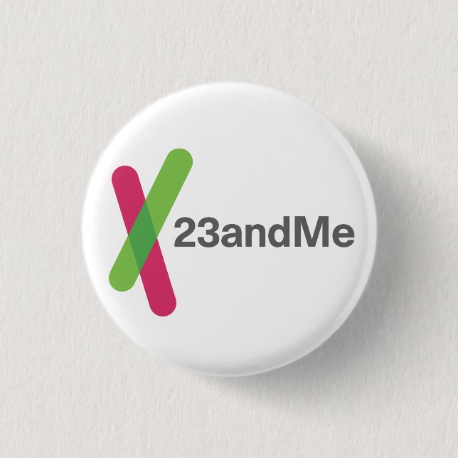 Logo 23andMe Mini-Knopf Button (Vorderseite)