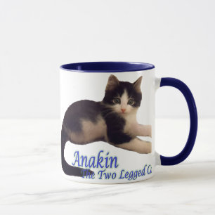 Logo à deux jambes de chat d'Anakin, tasse