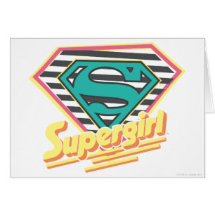 Logo à rayures supergirl