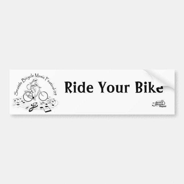 Logo, abr Logo, reiten Ihr Fahrrad Autoaufkleber (Vorne)