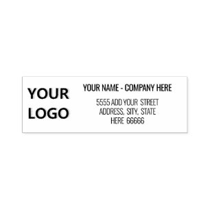 Logo-Adresse der personalisierten selbstfarbigen B Permastempel