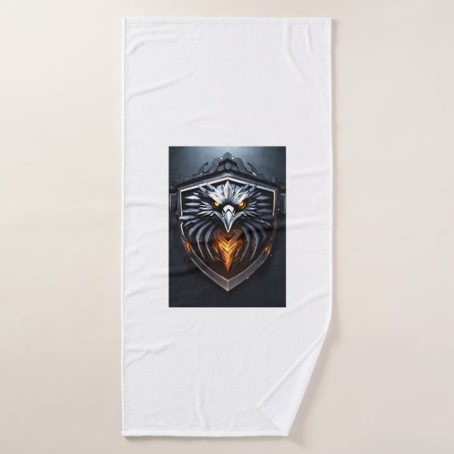 Logo Angry Eagle (Serviette de bain)