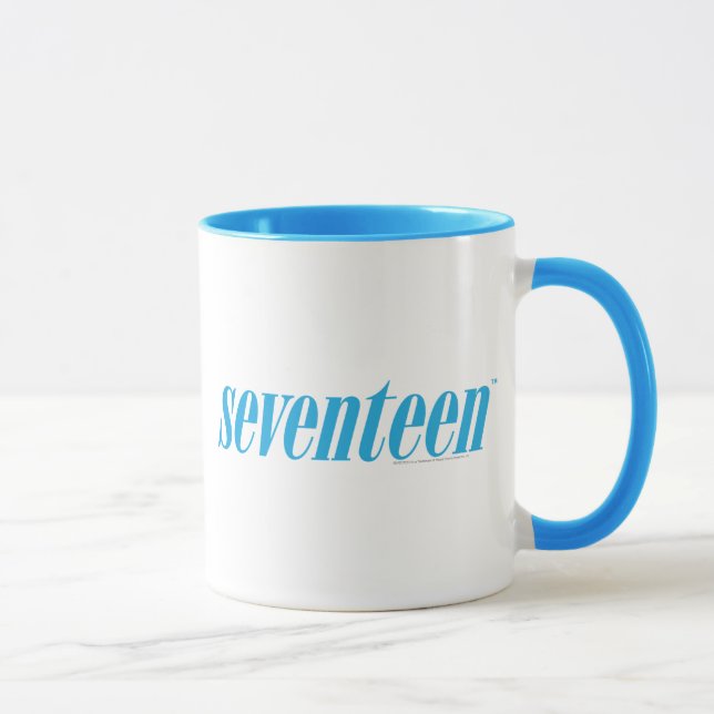 Logo-Aqua siebzehn Tasse (Rechts)