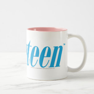 Logo-Aqua siebzehn Zweifarbige Tasse