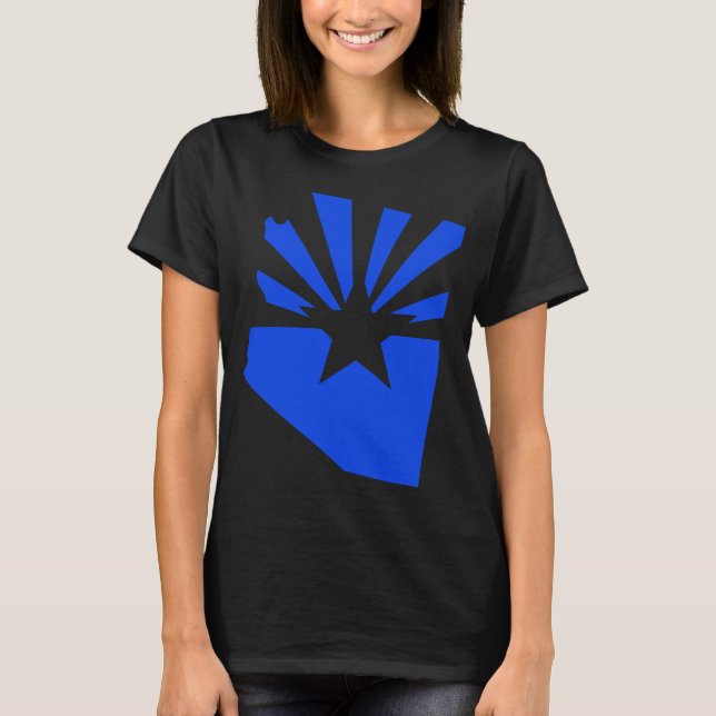 Logo Arizona 48 State Flag T-Shirt (Devant)