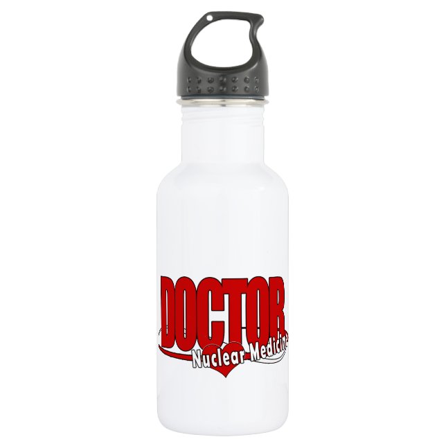 LOGO-ARZT NUKLEAR TRINKFLASCHE (Vorderseite)