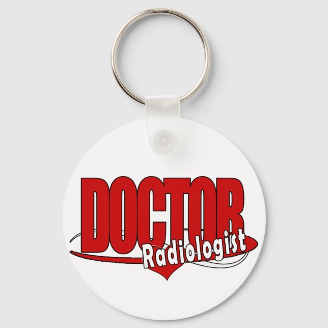 LOGO-ARZT-RADIOLOGIST SCHLÜSSELANHÄNGER (Vorderseite)