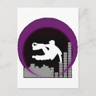 Logo auf bg postkarte