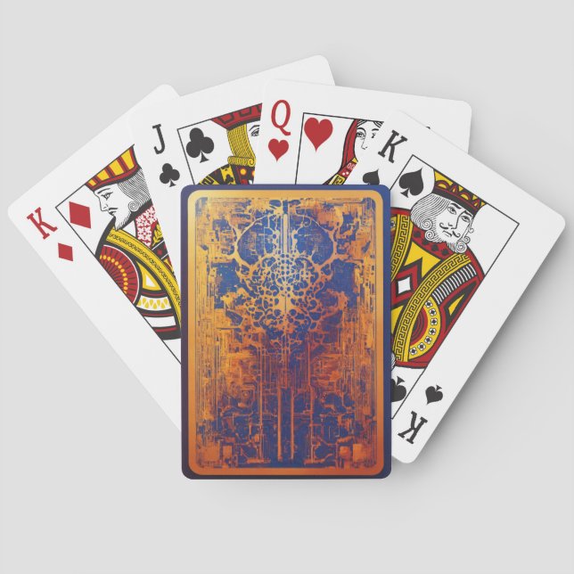 Logo auf der Visitenkarte der Neuronika Spielkarten (Rückseite)