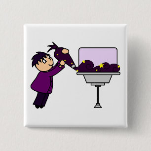 Logo auf Knopf Button