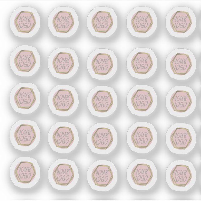 Logo-Aufkleber für den Business Makeup Designer Aufkleber (Vorderseite)