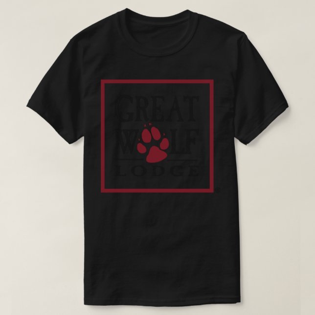 Logo-Aufkleber für die Great Wolf Lodge T-Shirt (Design vorne)