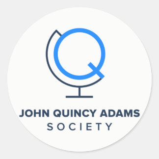 Logo-Aufkleber für die JQA-Gesellschaft Runder Aufkleber