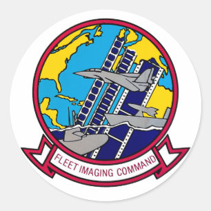 Logo-Aufkleber für Fleet Imaging Runder Aufkleber