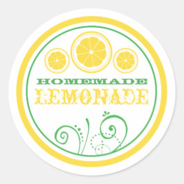 Logo-Aufkleber für Lemonade Runder Aufkleber