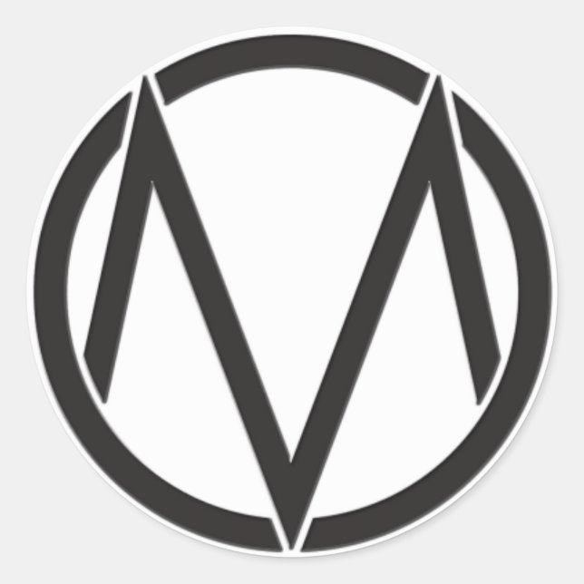 Logo-Aufkleber für Mainboard Runder Aufkleber (Vorderseite)