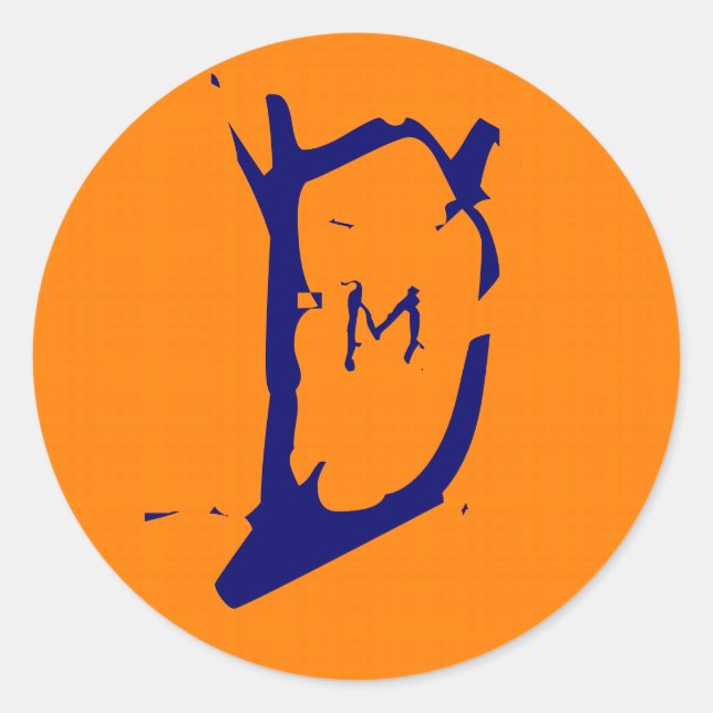 Logo-Aufkleber für Musashi Runder Aufkleber (Vorderseite)