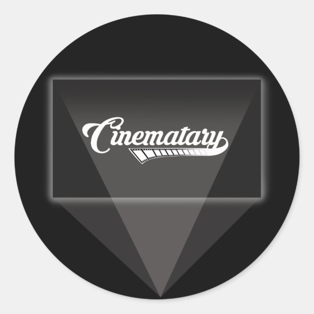 Logo-Aufkleber für Projekte Runder Aufkleber (Vorderseite)