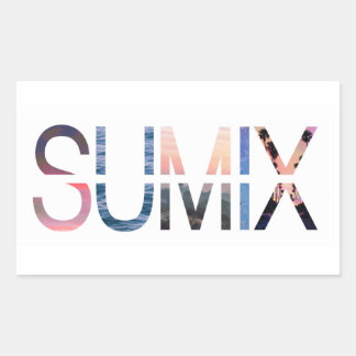 Logo-Aufkleber für Sumix Rechteckiger Aufkleber