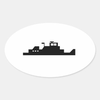 Logo-Aufkleber für Towboat Ovaler Aufkleber