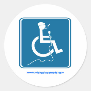 Logo-Aufkleber Michaels O'Connell groß Runder Aufkleber