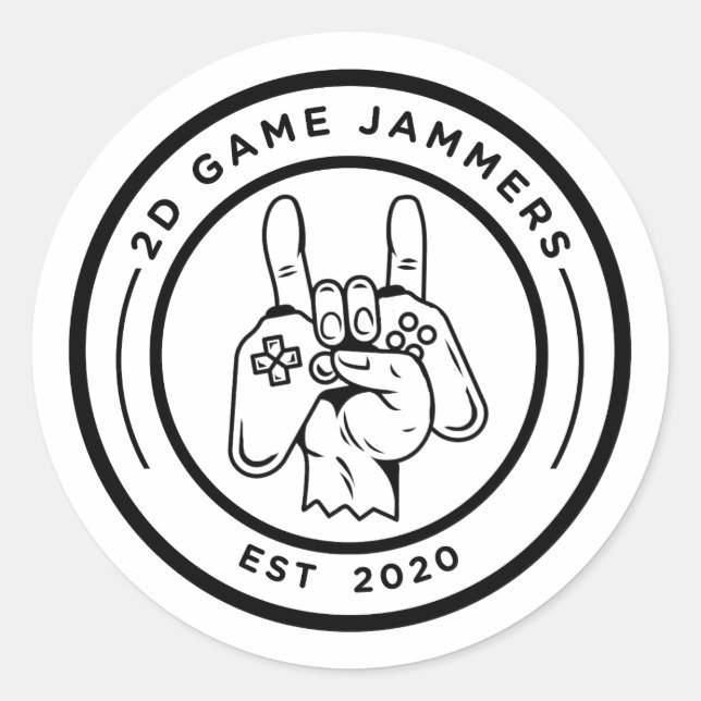 Logo-Aufkleber Runder Aufkleber (Vorderseite)