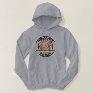 Logo aus dem Korea Krieg Bestickter Hoodie