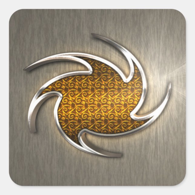 logo autocollant effet 3d (Devant)