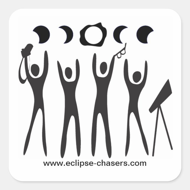 Logo autocollants Eclipse Chasers (Devant)