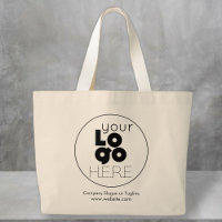 Logo avant de Sac fourre-tout en coton grand forma