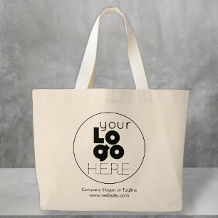 Logo avant de Sac fourre-tout en coton grand forma