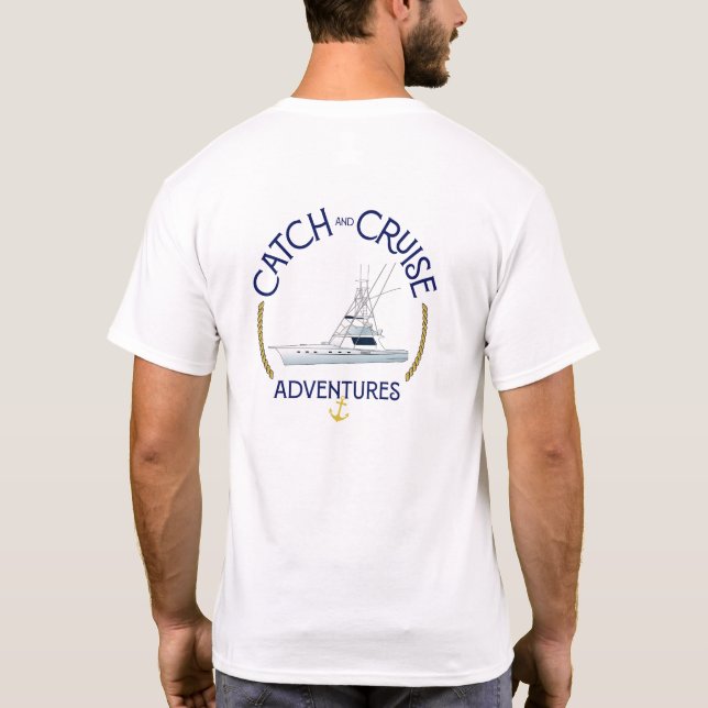 Logo Aventures Catch and Cruise T-Shirt Homme (Dos)